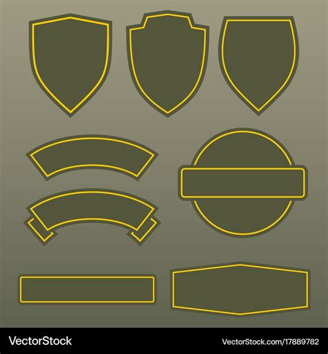 Military Patch Template